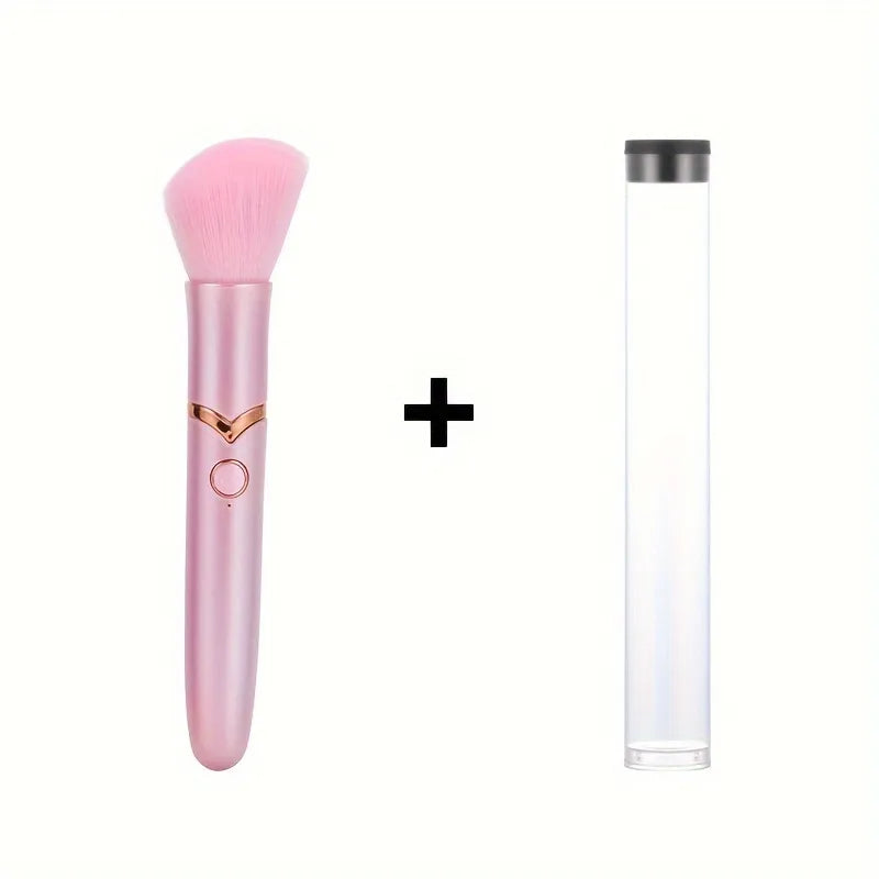 Electric Massage Stick And Beauty Vibration Massager Doubling As Makeup Blush Brush